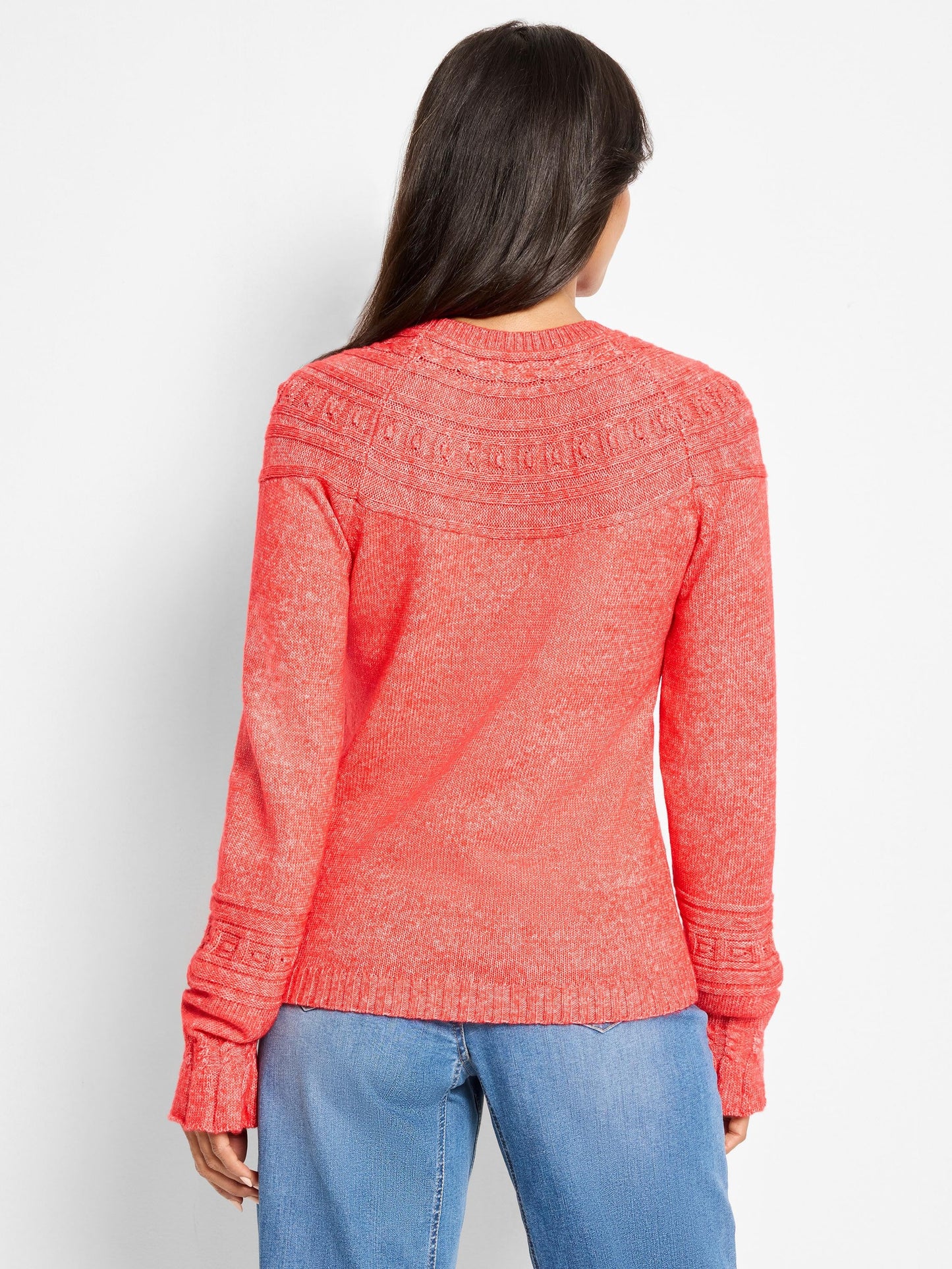 Textural Dot Cozy Sweater