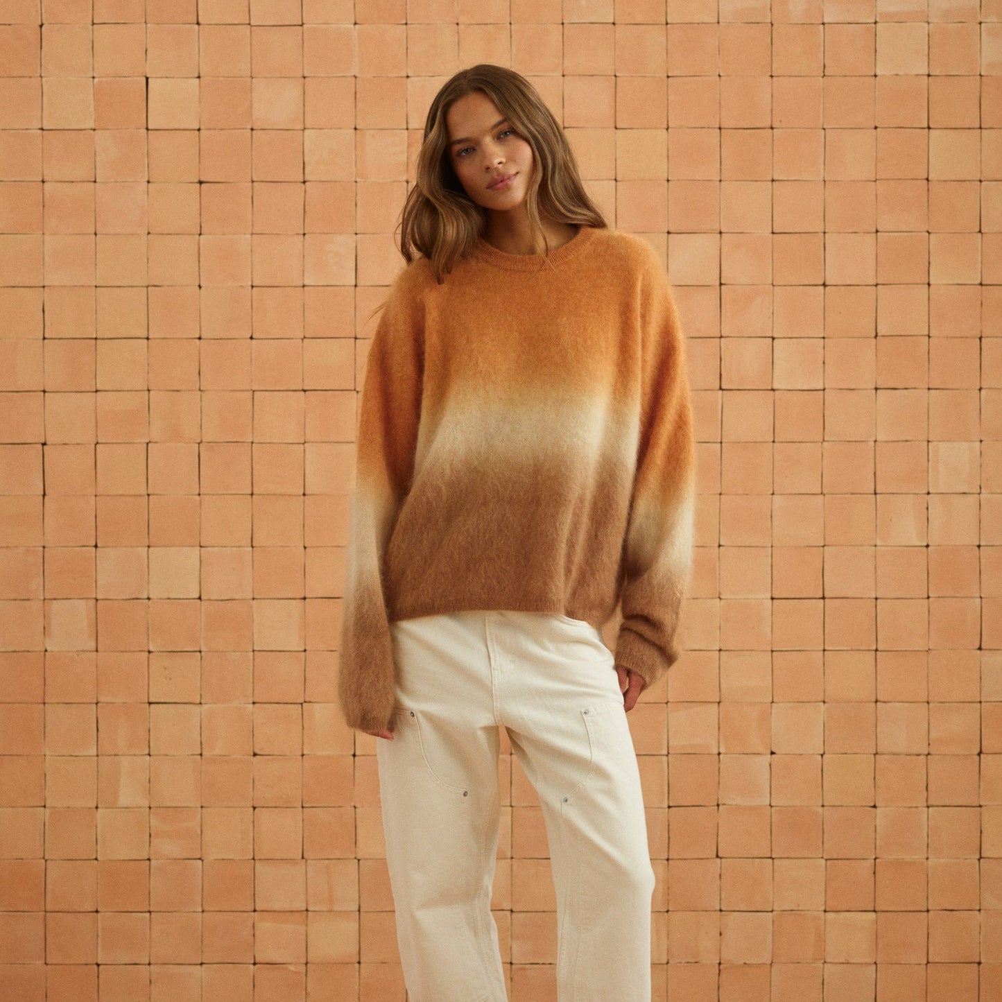 Honey Jumper In Caramel Ombre