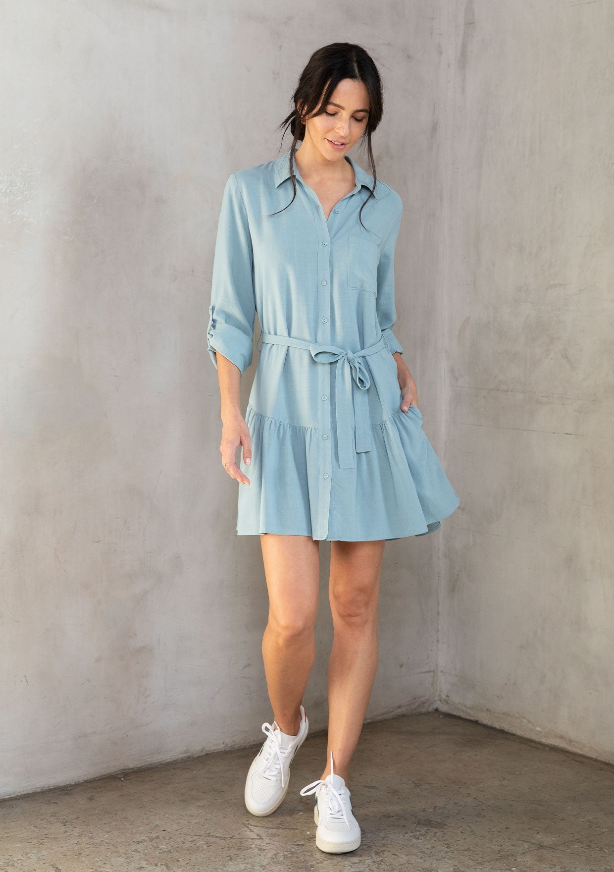 Tessa Mini Shirt Dress