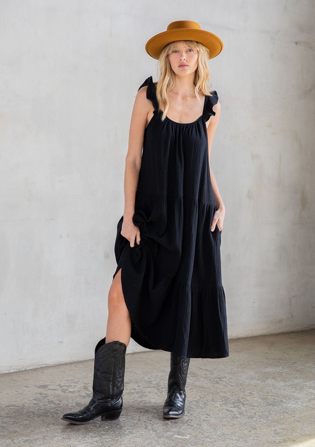 Love Always Ruffled Maxi Dress