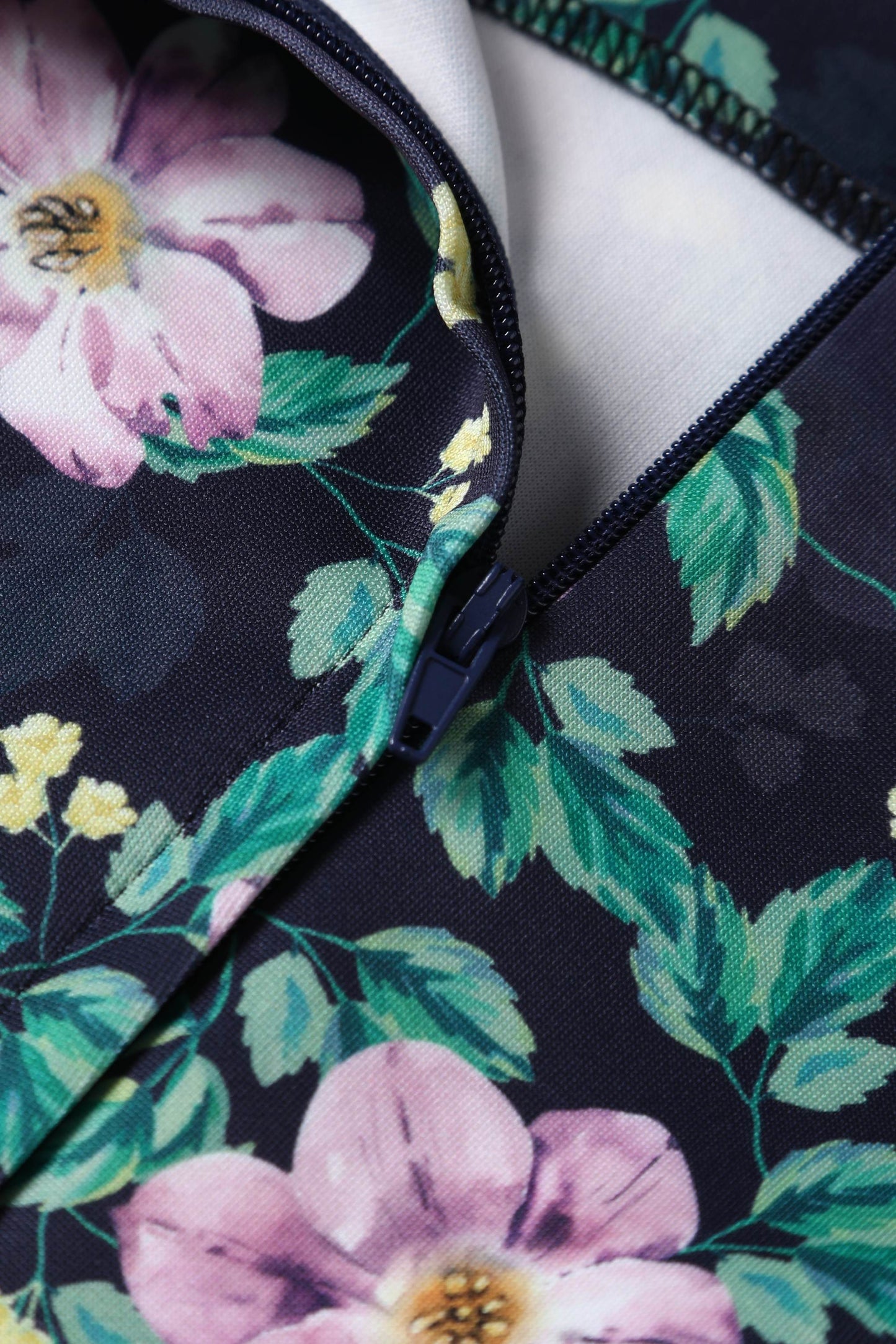 Annie Purple Floral Swing Dress