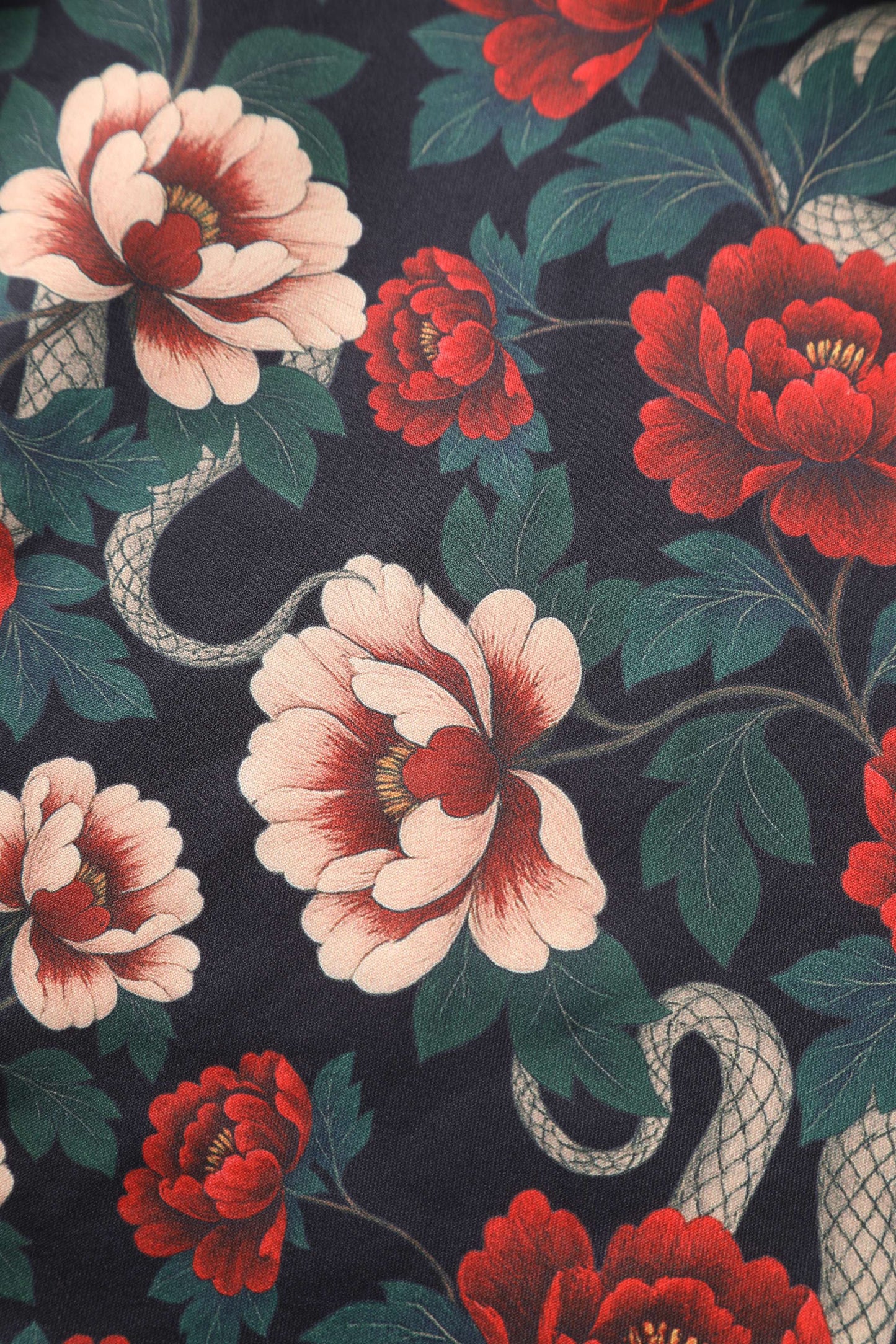 Amanda Rockabilly Rose & Snake Print Dress