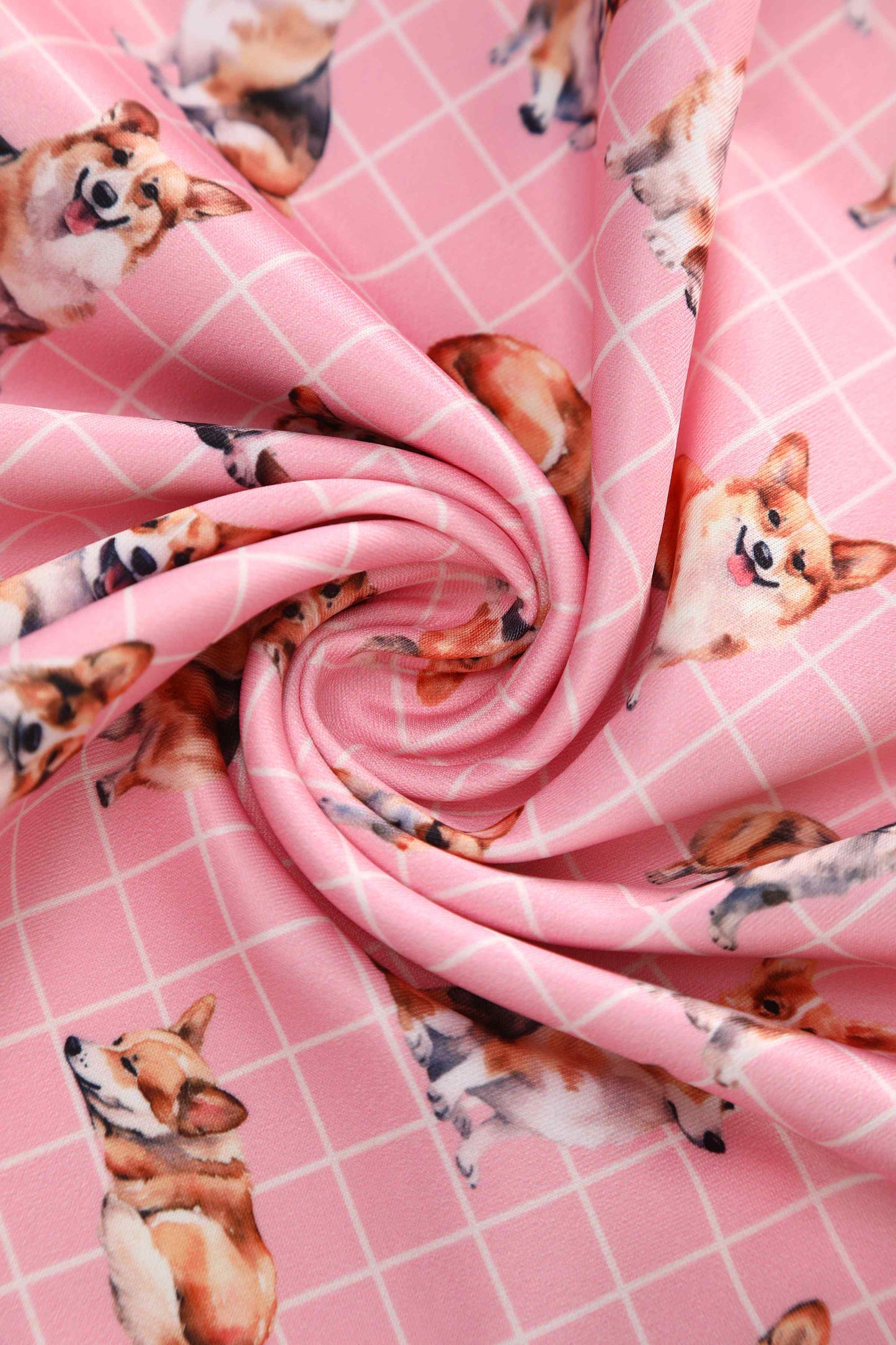 Amanda Corgi Pink Swing Dress