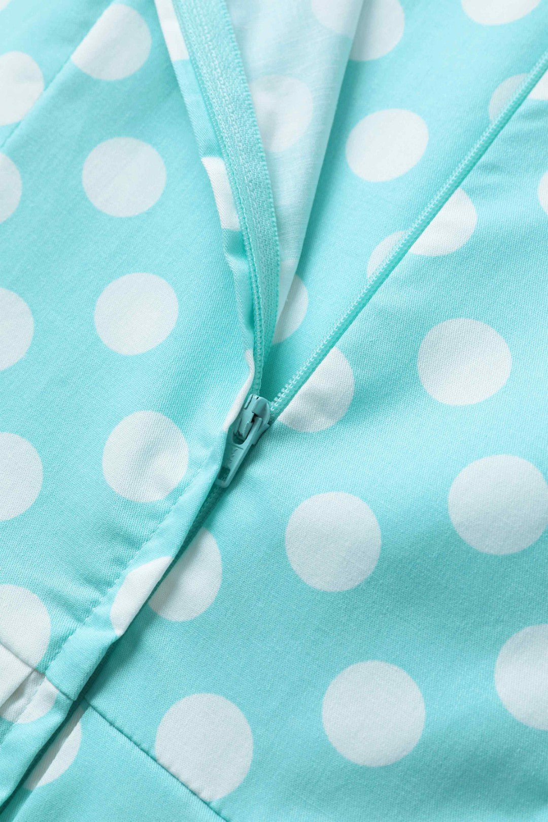 Ophelia Turquoise Polka Dot Midi Dress