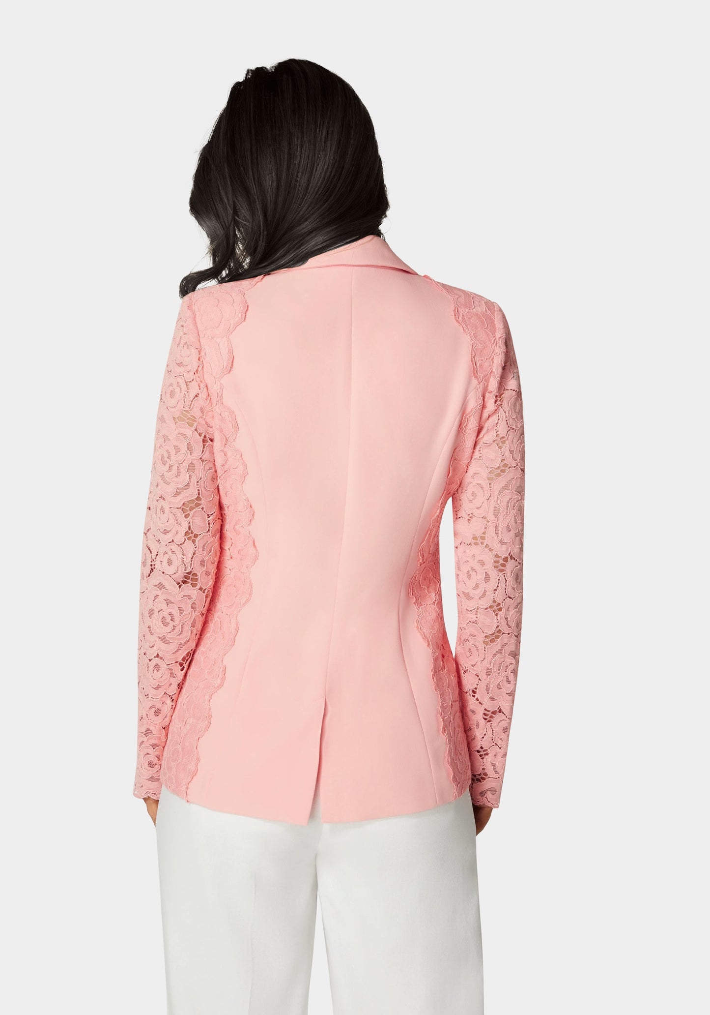 Lace Combo Tailored Jacket