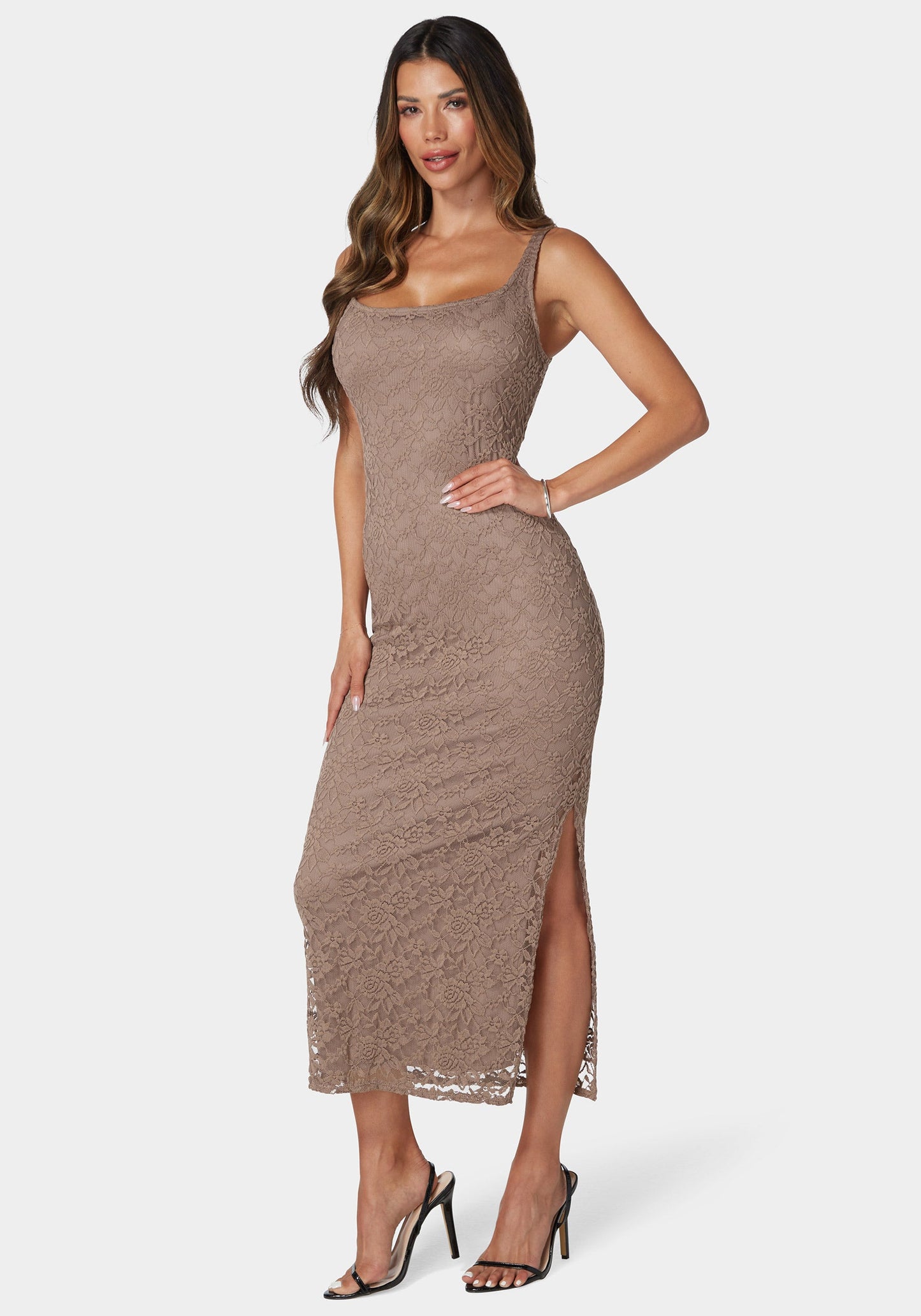 Marseille Lace Square Neck Tank Dress
