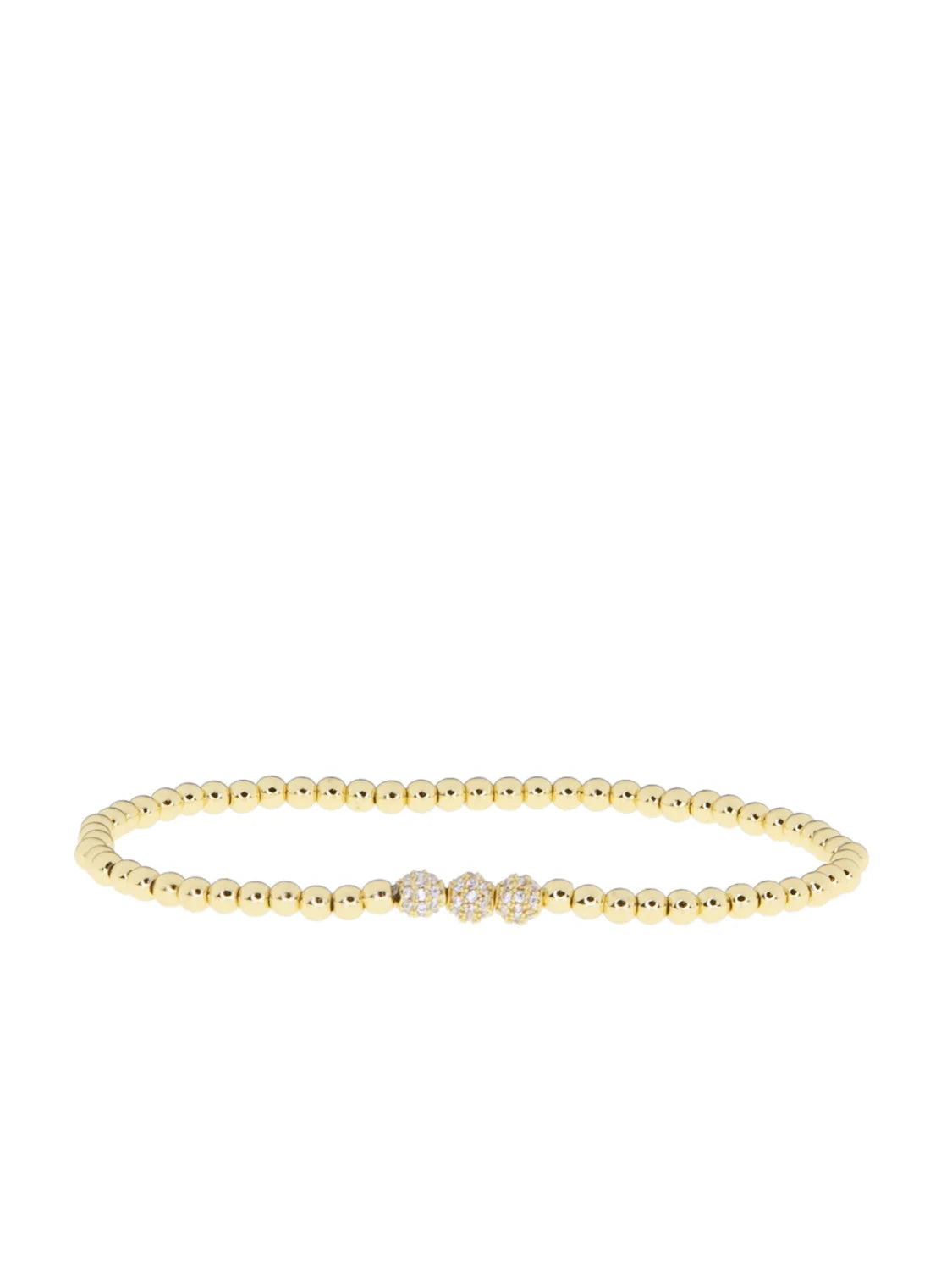 Marlyn Schiff Silver Bracelet With Beads