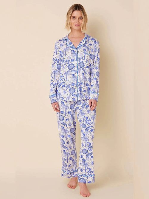 Cat's Pajamas Knit Long Sleeve Pajama Set