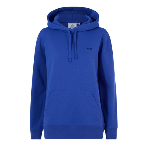 Meera Womens 100% Cotton Relaxed Fit Hoody - Cobalt Blue