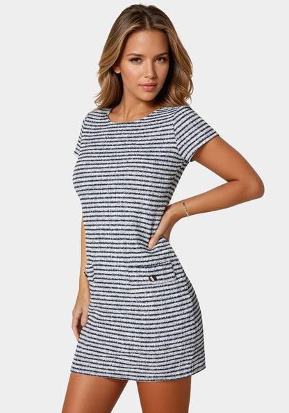 Tweed T Shirt Dress