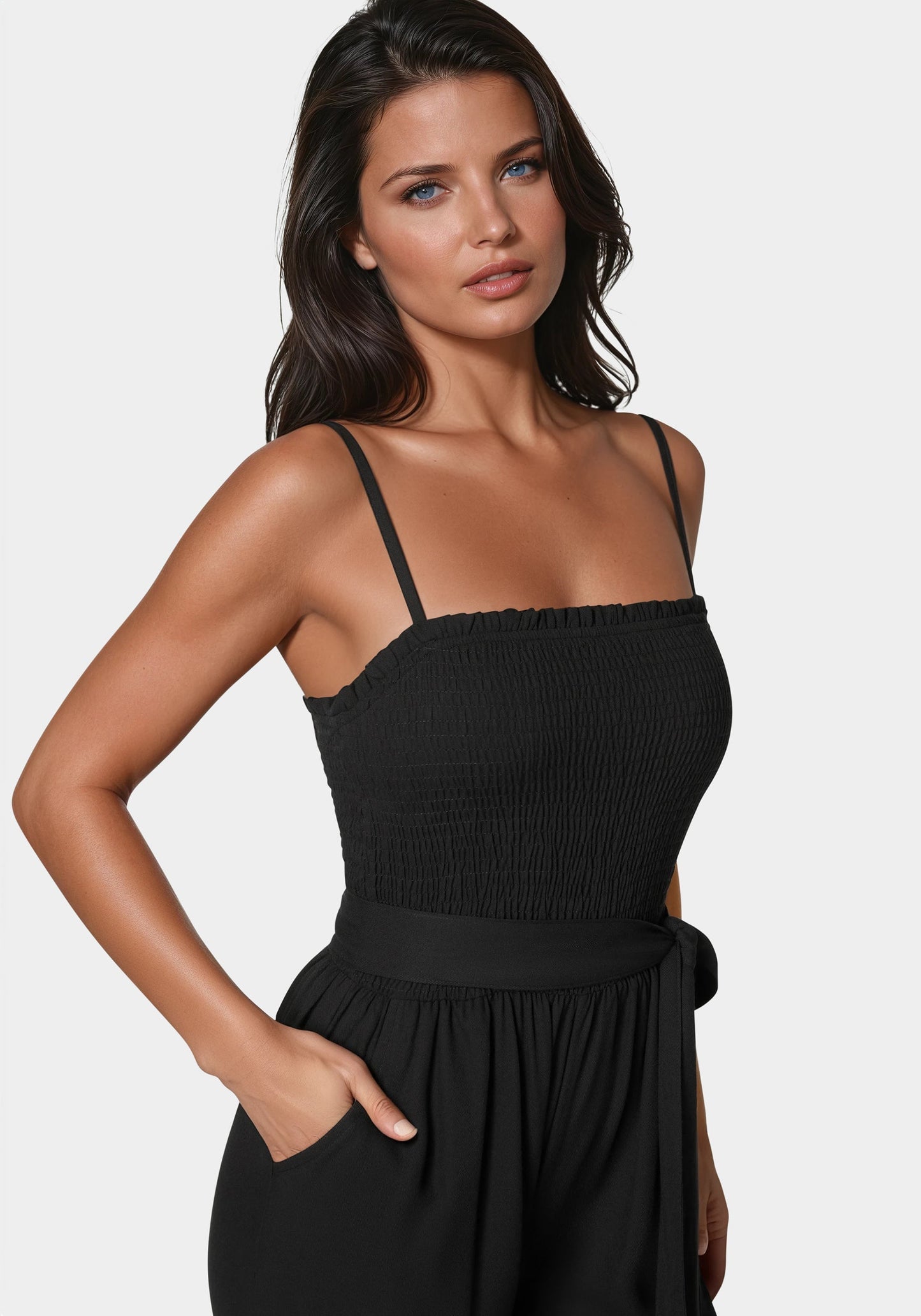 Smocked Top Jumpsuit