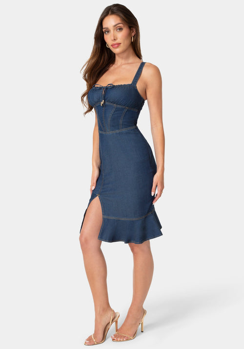 Tencel Midi Dress