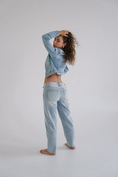 Charlotte Long Sleeve Denim Jacket Light Wash