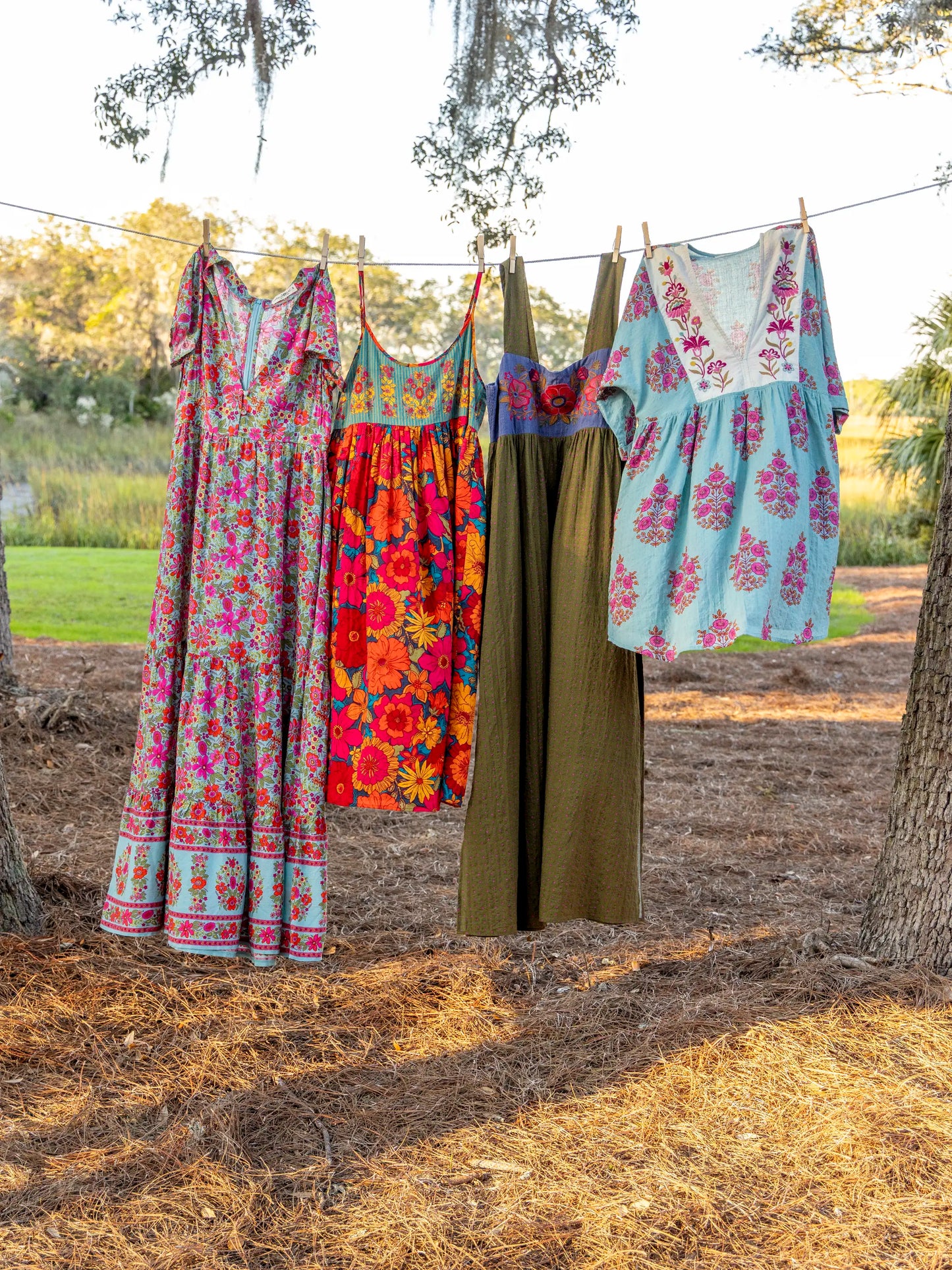 Gigi Midi Dress - Flowerchild Garden