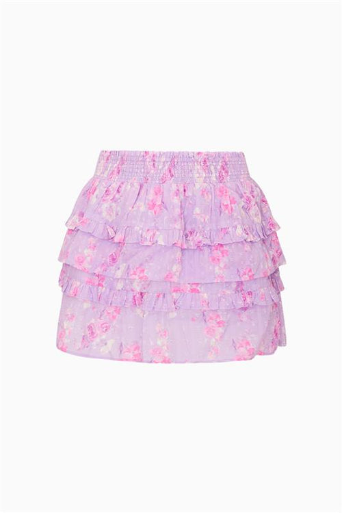 Girls Billie Heirloom Print Skirt - HIBISCUS