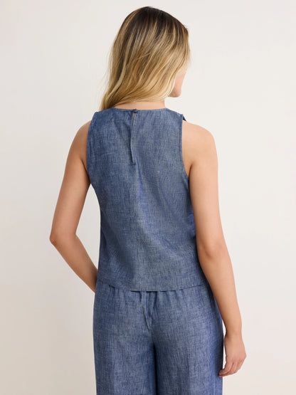 nz by NIC+ZOE Chambray Mix Stevie Tank