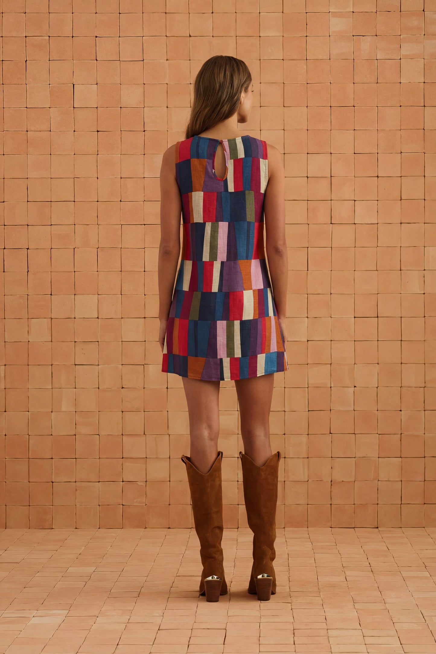 Binnie Mini Dress In Forget Me Not