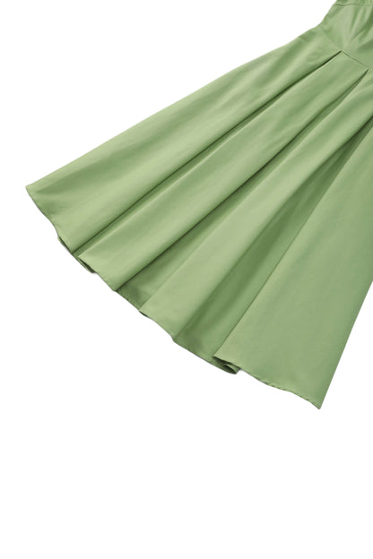 Lily Pistachio Green Off Shoulder Dress