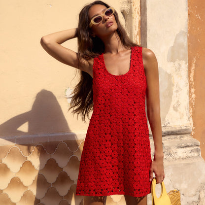 Courtney Mini Dress In Poppy Flower