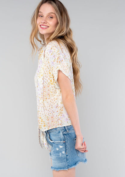 Brittany Tie Front Top
