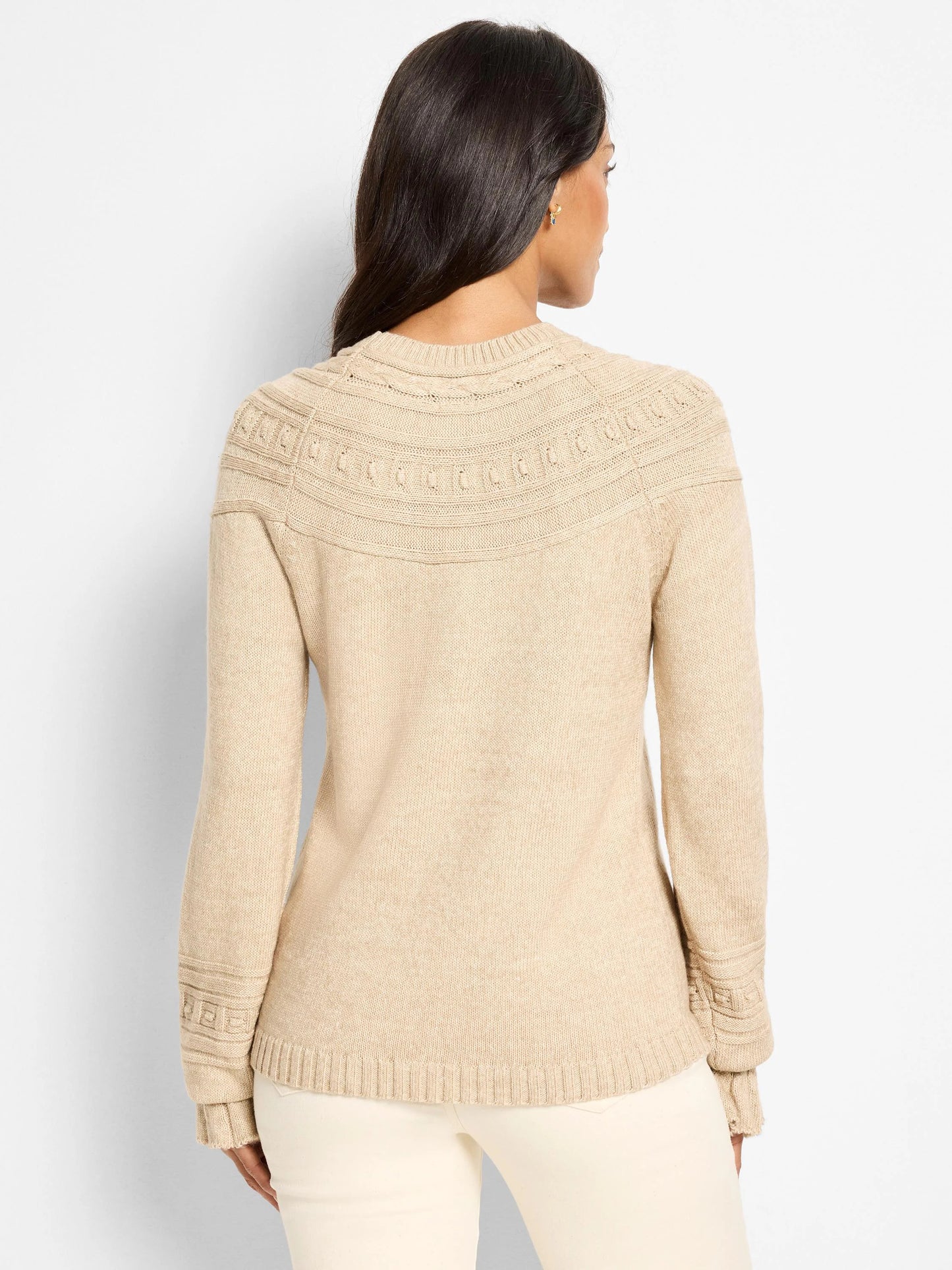 Textural Dot Cozy Sweater