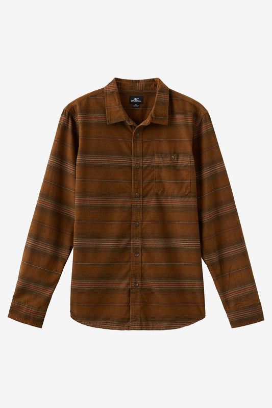 Caruso Stripe Cord Standard Fit Long Sleeve Shirt