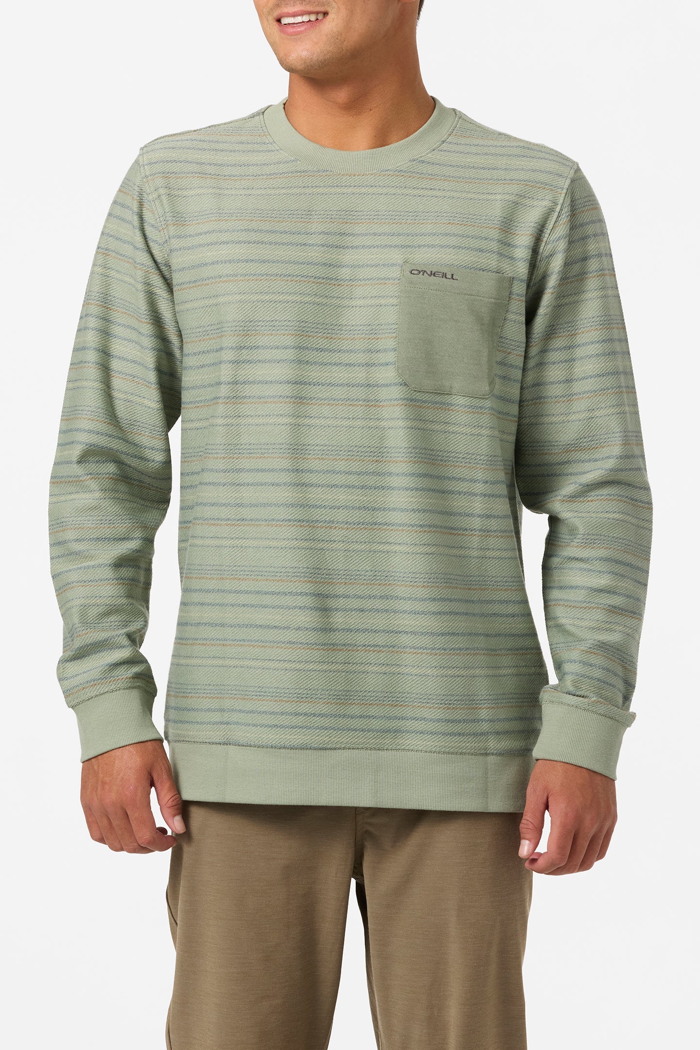 Bavaro Blocked Crew Neck Fleece