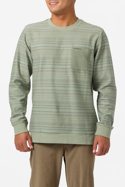 Bavaro Blocked Crew Neck Fleece