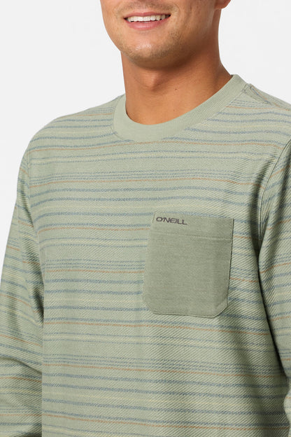 Bavaro Blocked Crew Neck Fleece