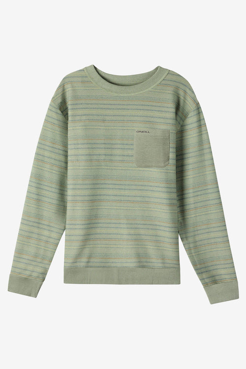 Bavaro Blocked Crew Neck Fleece