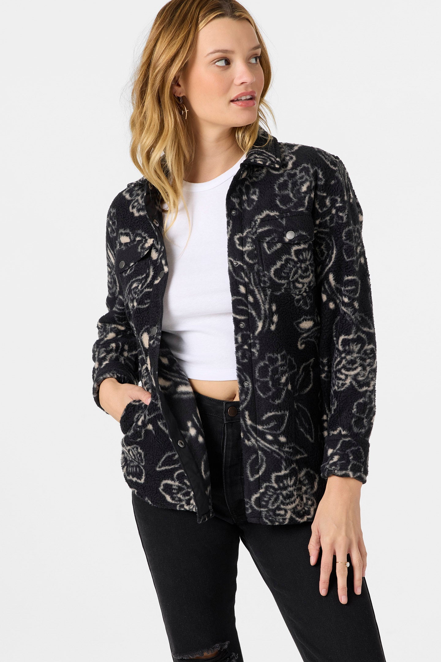 Zuma High Pile Long Sleeve Top