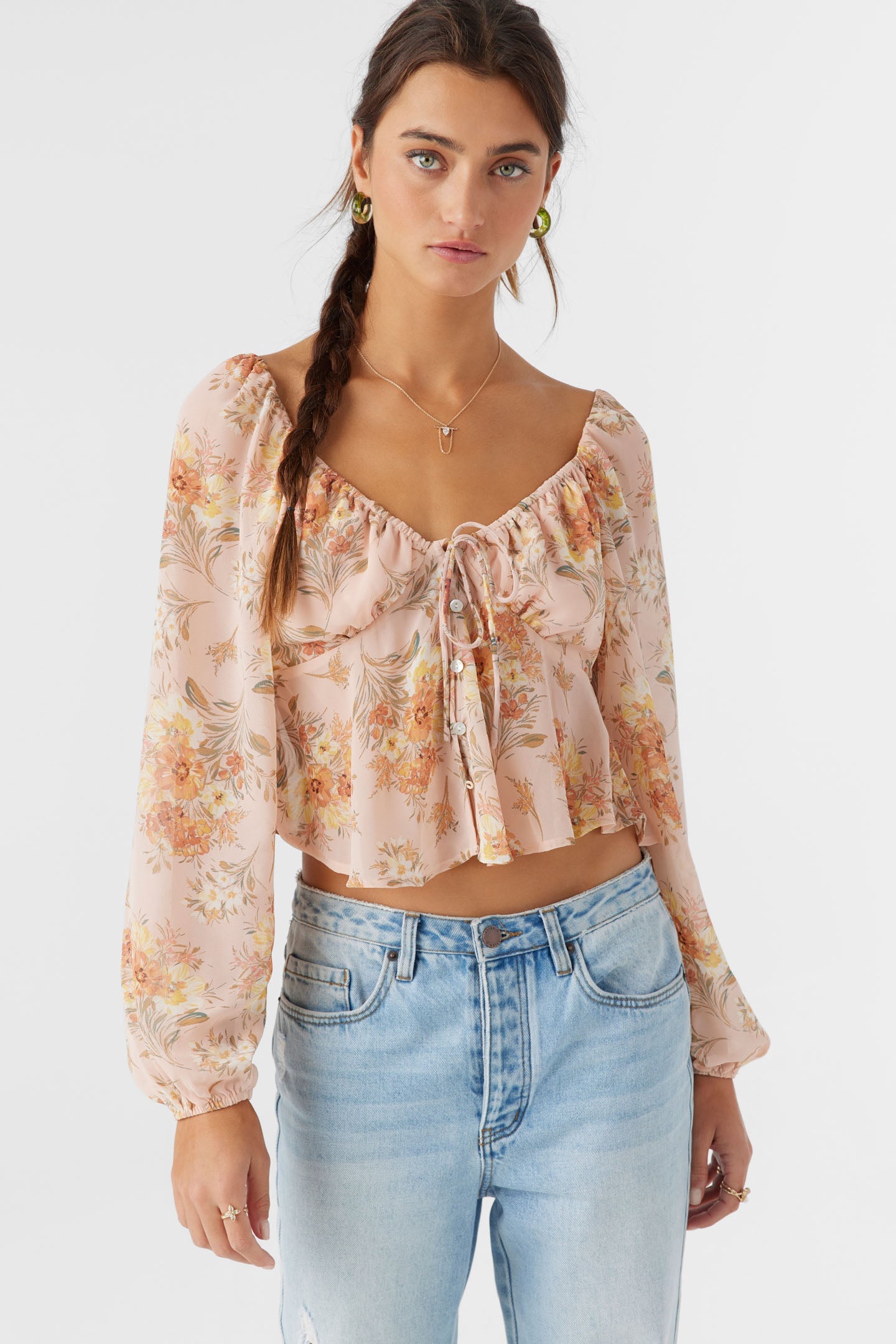 Noa Naya Floral Long Sleeve Top