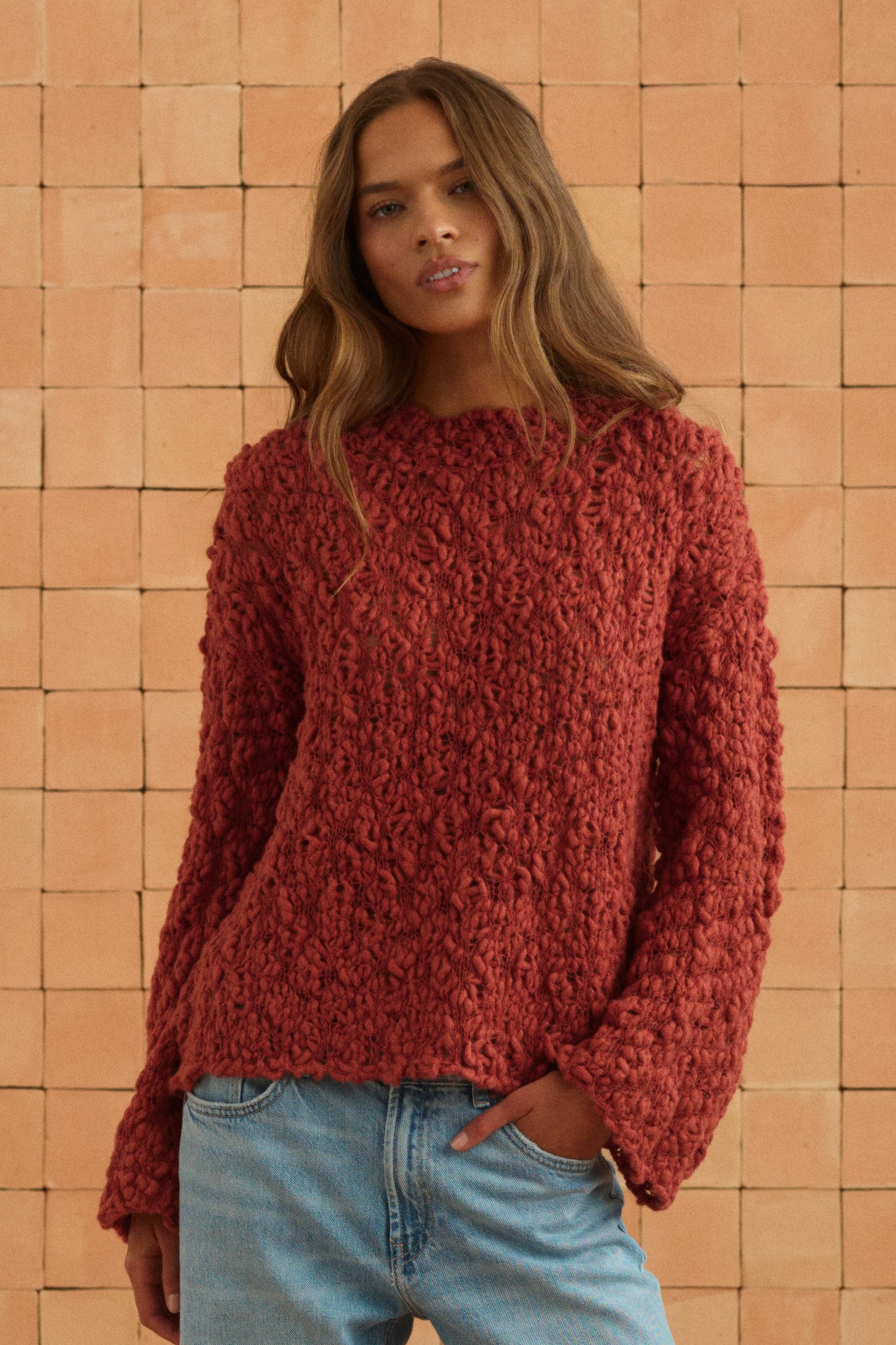 Harper Jumper In Rust