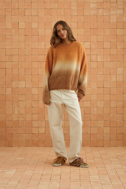 Honey Jumper In Caramel Ombre