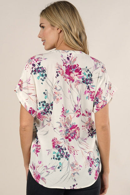Spring Blooms Floral Top