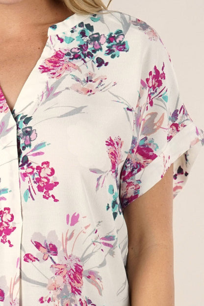 Spring Blooms Floral Top