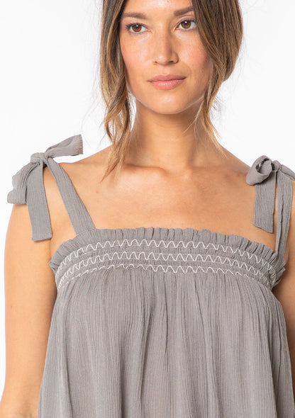 Nix Tie Shoulder Tank Top