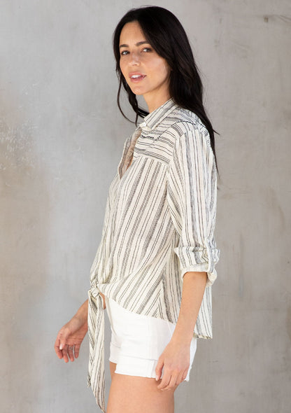Claude Tie Front Shirt