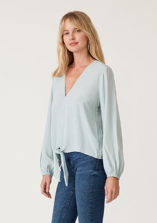 Camille Tie Front Top