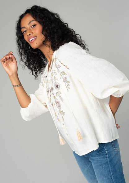 New Day Button Up Blouse