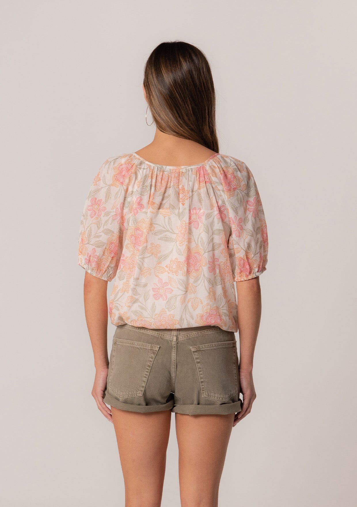 Teviot Puff Sleeve Blouse