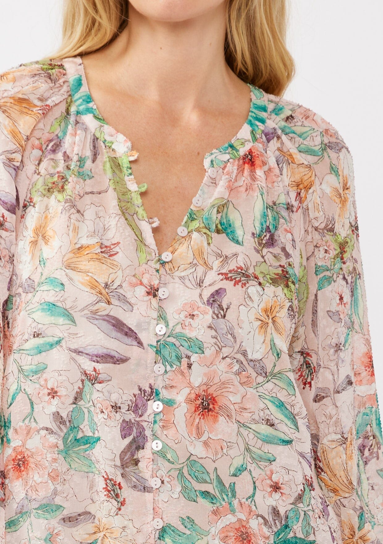 Floral Dust Top