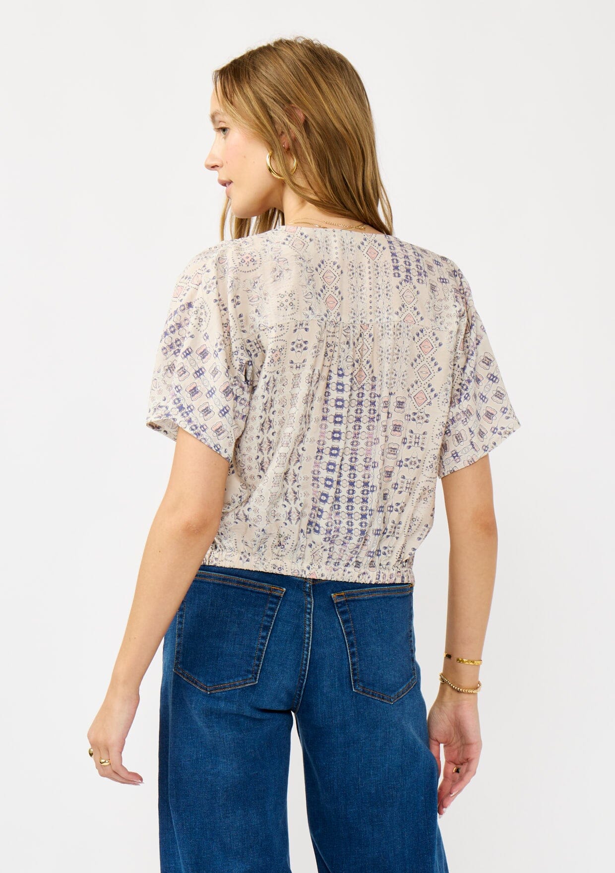 Lunara Tie Front Top