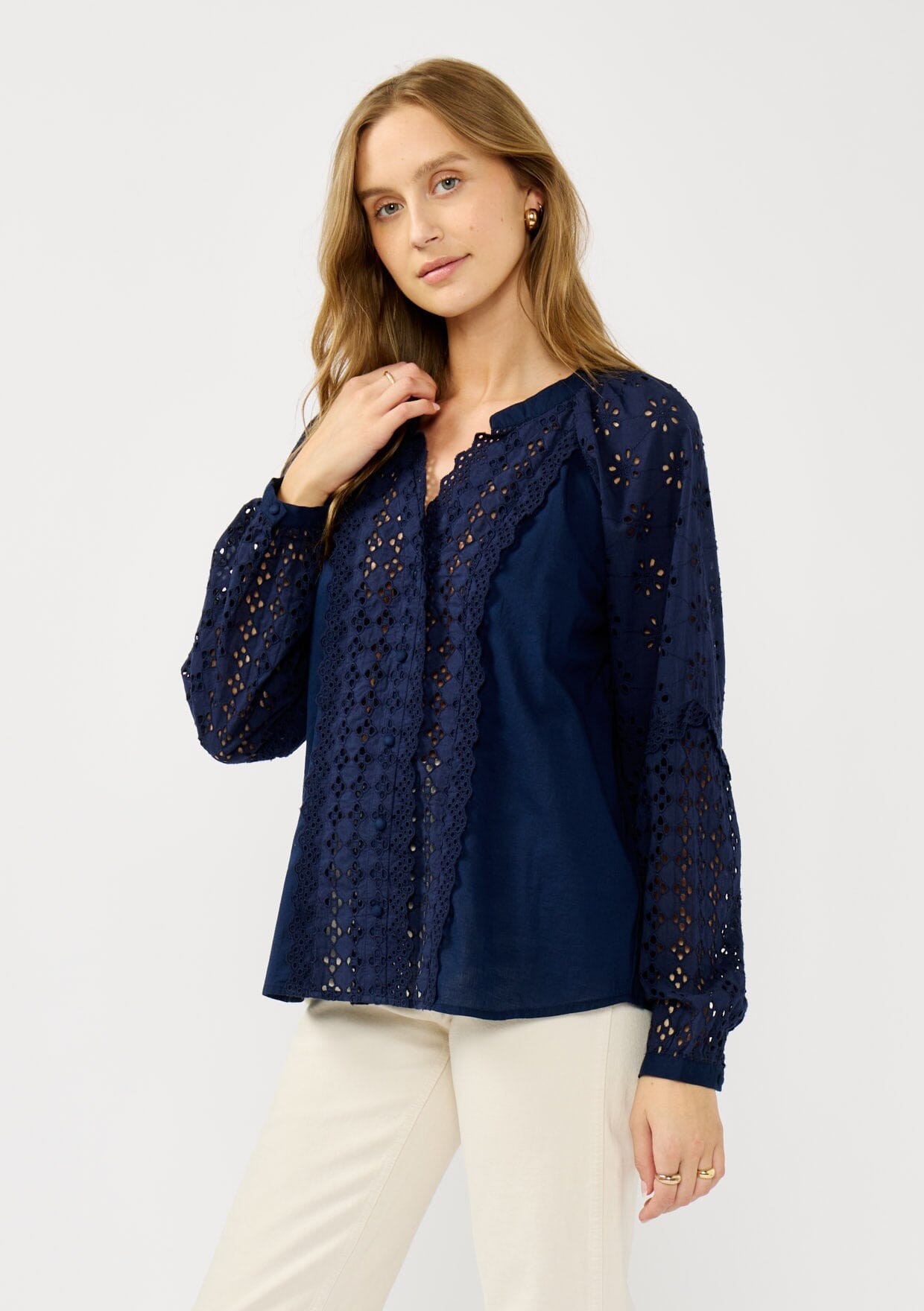 Joyce Eyelet Blouse