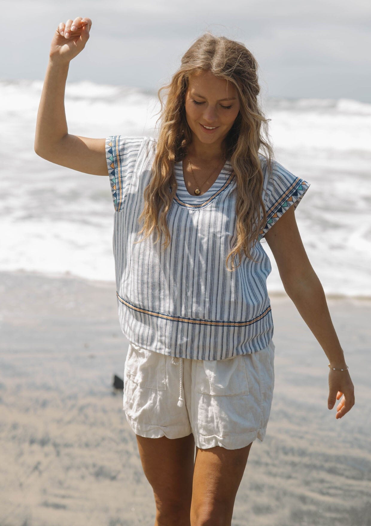 Angie Striped Top