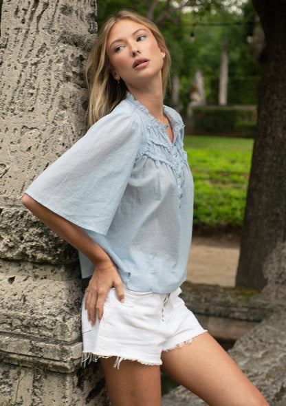 Vanya Ruffle Top