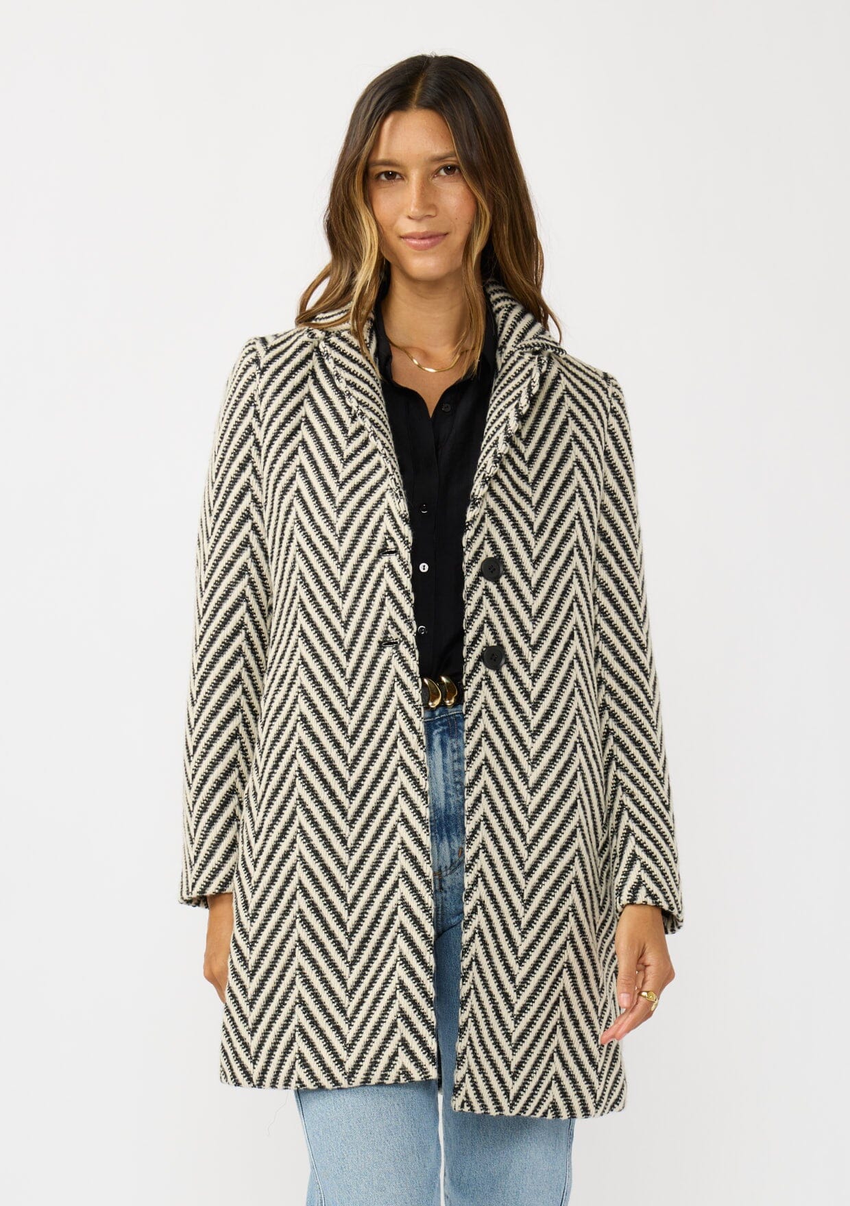Blair Chevron Coat