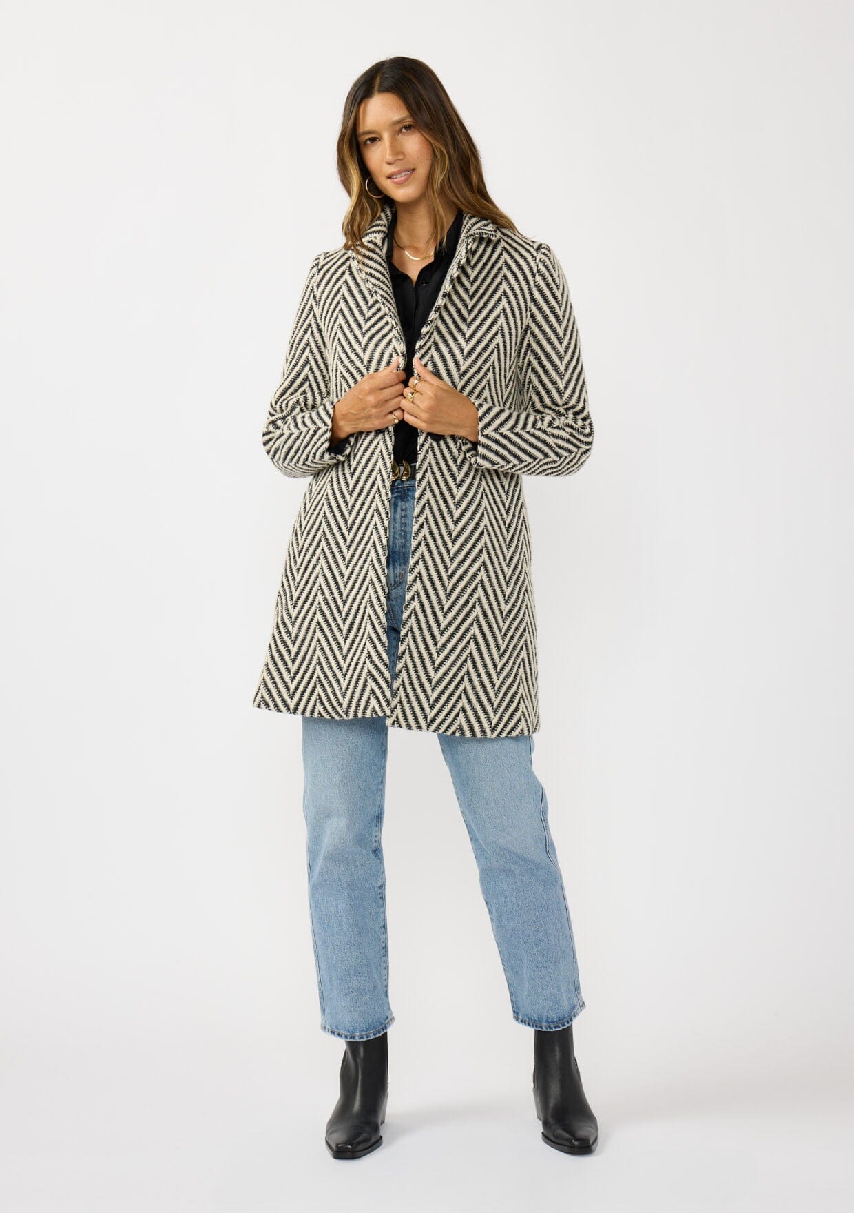 Blair Chevron Coat