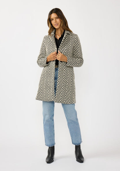 Blair Chevron Coat