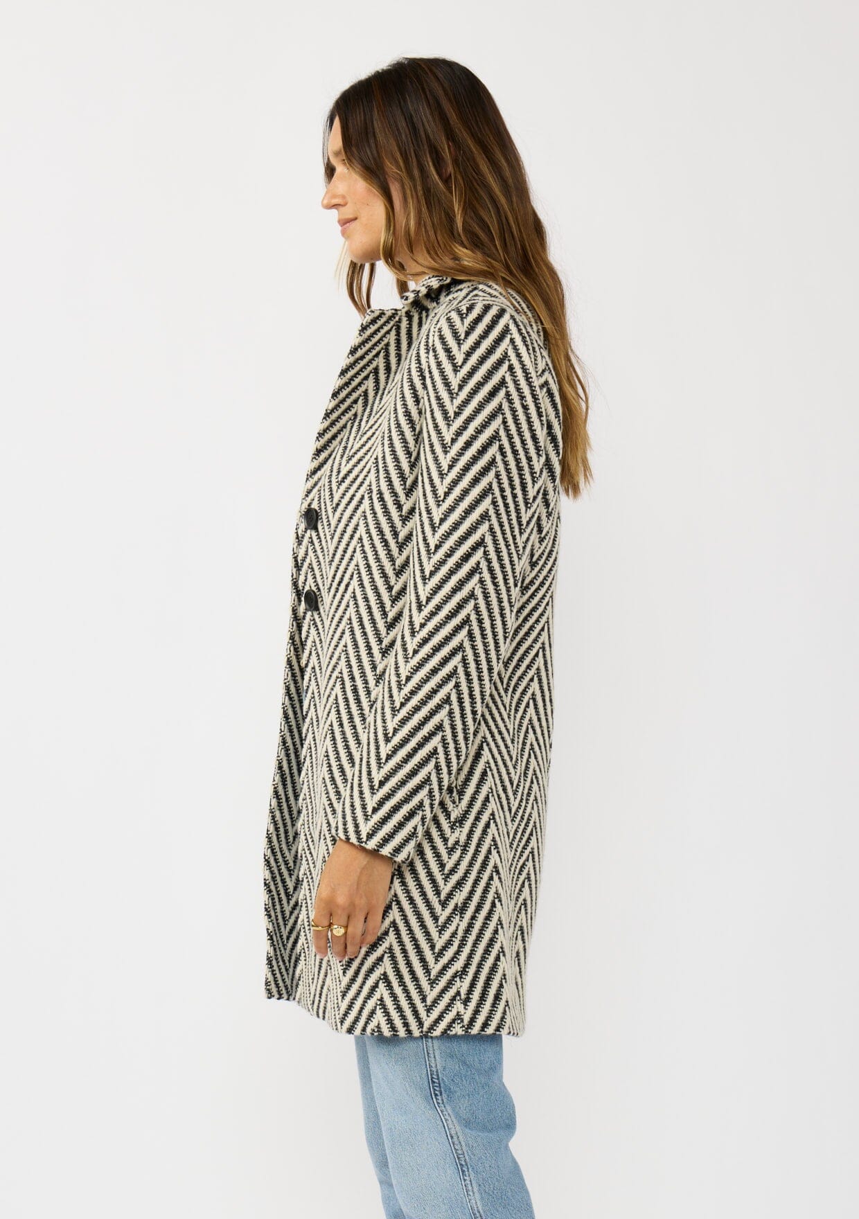 Blair Chevron Coat